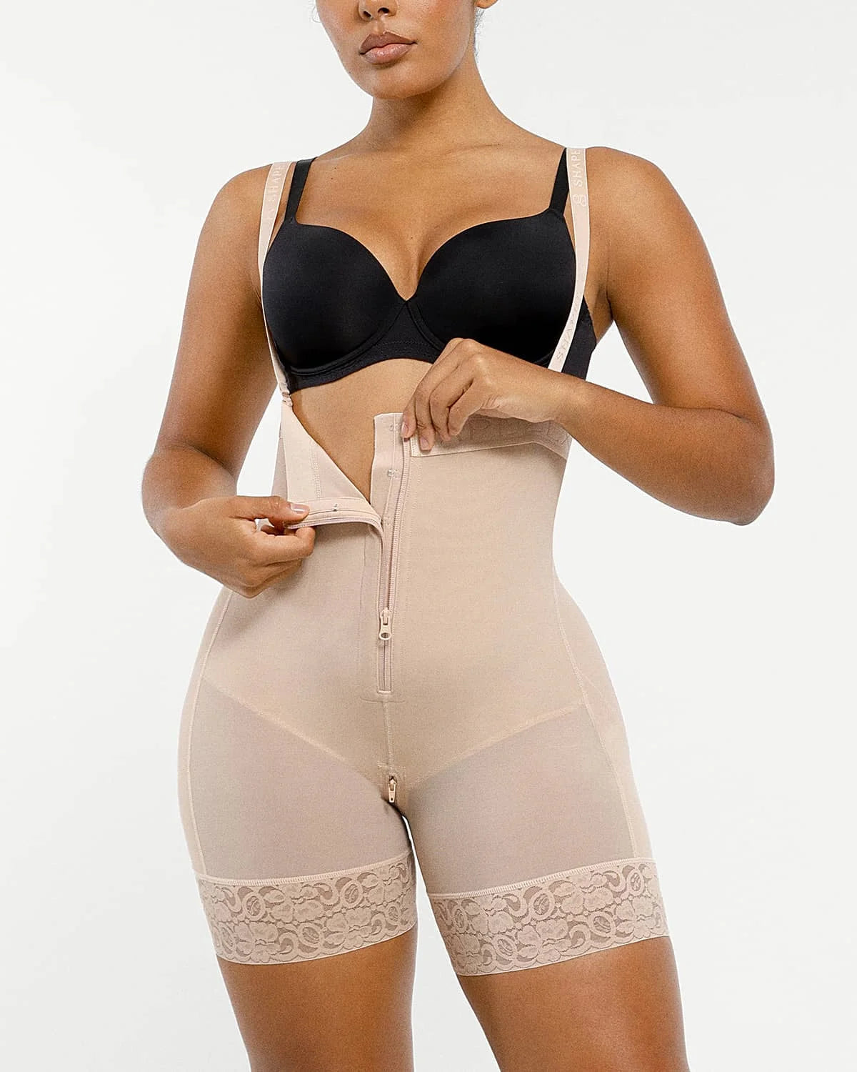 Silky Airslim™ Firm Tummy Compression Bodysuit Shaper With Butt Lifter
