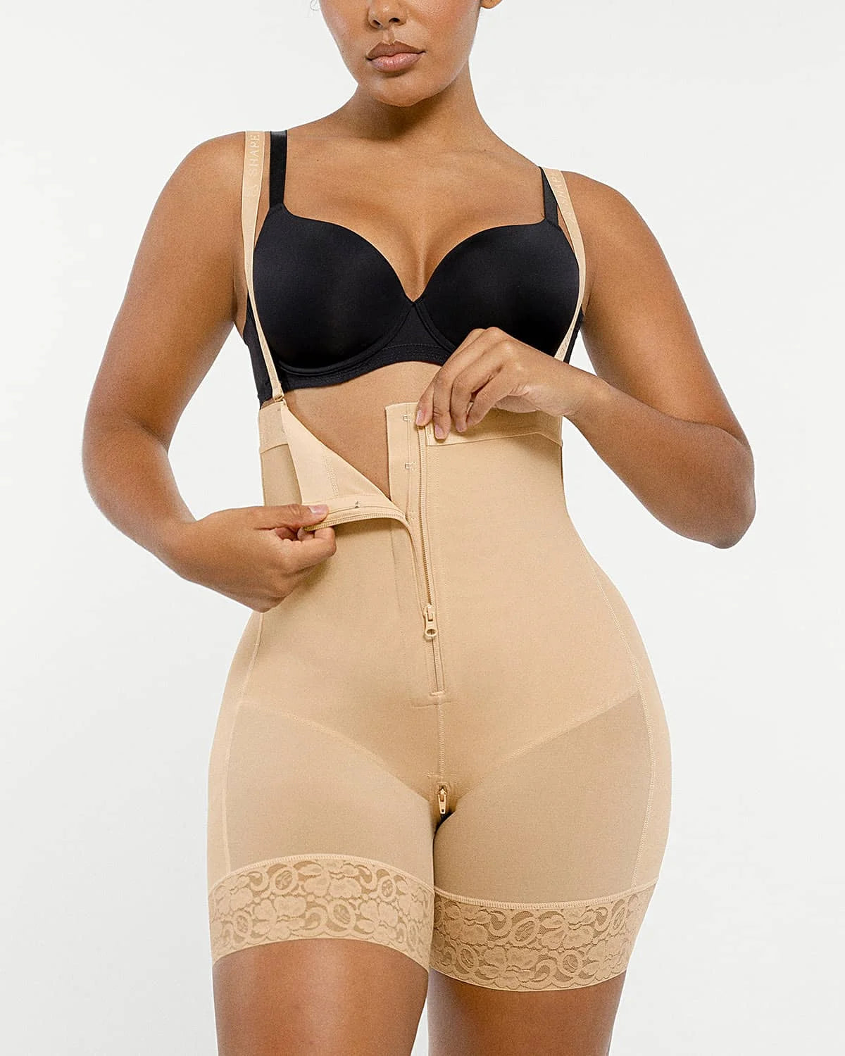Silky Airslim™ Firm Tummy Compression Bodysuit Shaper With Butt Lifter
